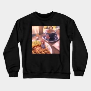 Little Witches At Breakfast Crewneck Sweatshirt